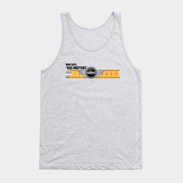 Mini Cooper Tank Top by justSVGs